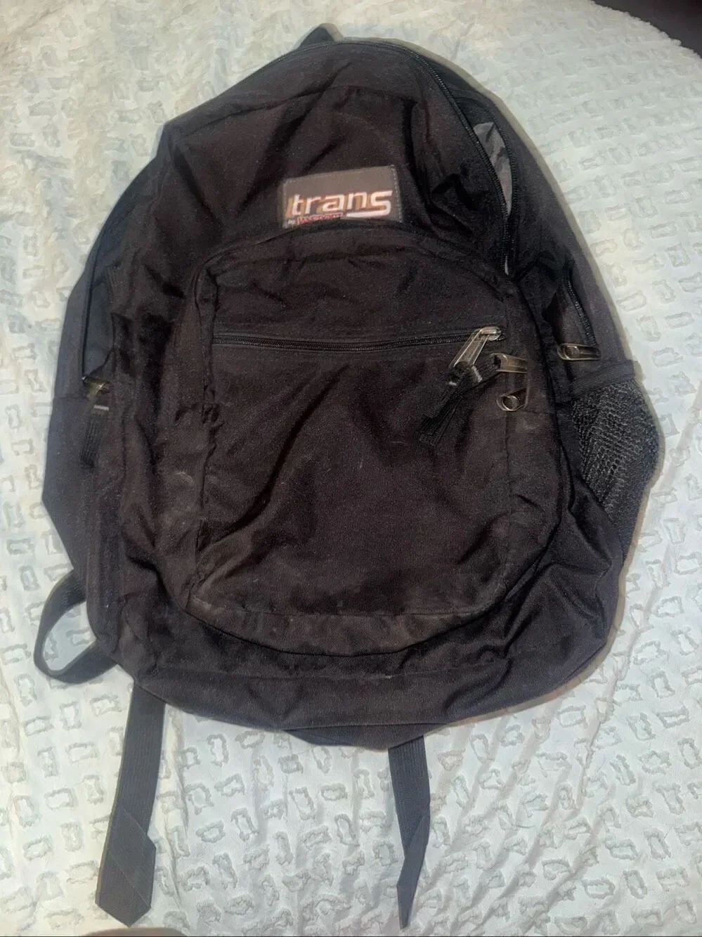 Y2K Jansport Superbag black backpack